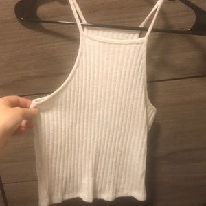 Abercrombie&Fitch white crop top